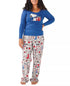 Muni Munki Womens Matching Snoopy Holiday Family Pajama Set Size 1X